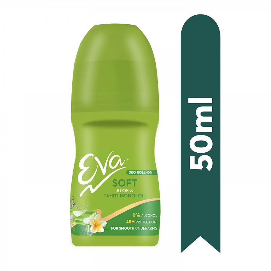 Eva Soft Deo Roll On - Aloe & Tahiti Monoi Oil