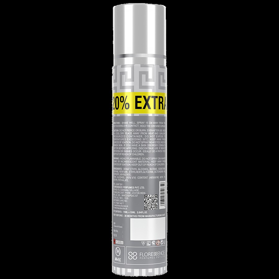 Max Collection Essence Perfumed Body Spray - Long Lasting Fragrance