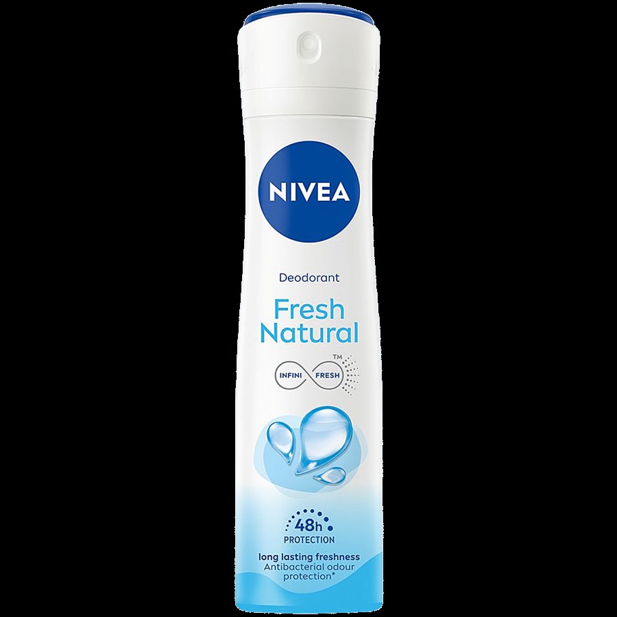 NIVEA Fresh Natural Women Deodorant - Long Lasting Freshness & 48H Protection