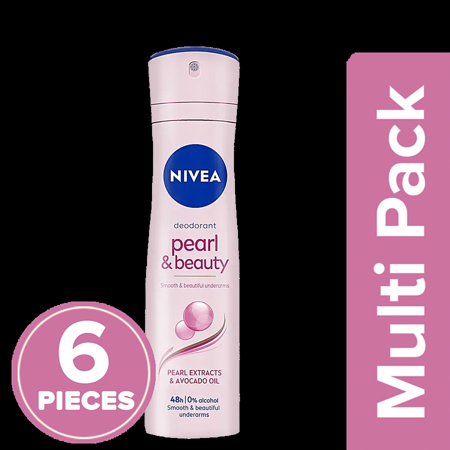 NIVEA Pearl & Beauty Women Deodorant - Beautiful Underarms & 48h Protection