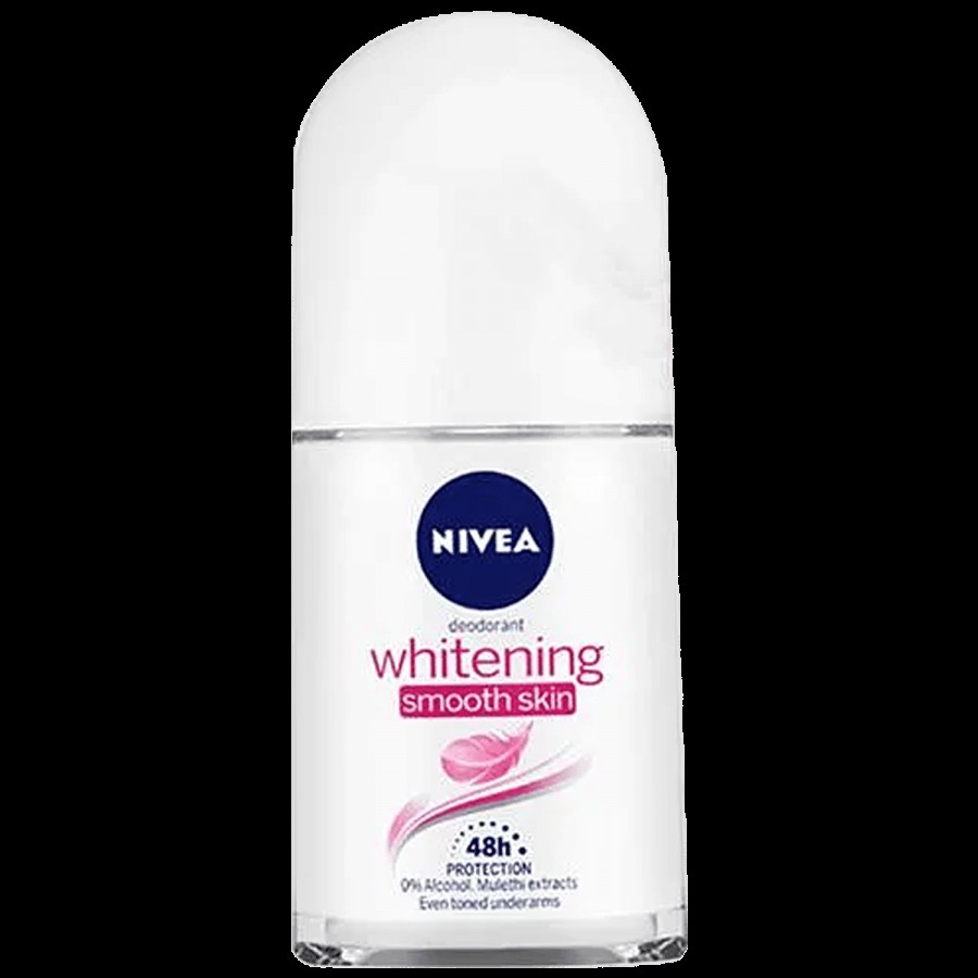 NIVEA Whitening Smooth Skin Women Deodorant Roll-On For 48H Protection