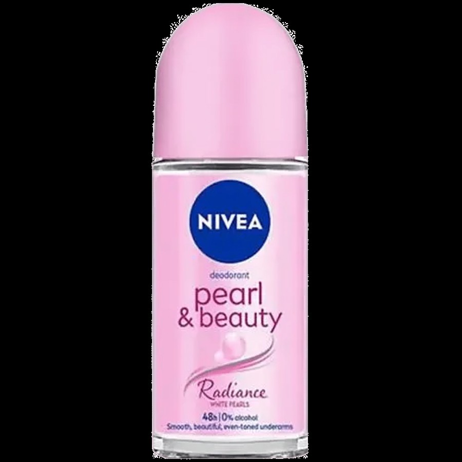 NIVEA Women Deodorant Roll On - Pearl & Beauty Radiance for Eventoned Smooth & Beautiful Underarms