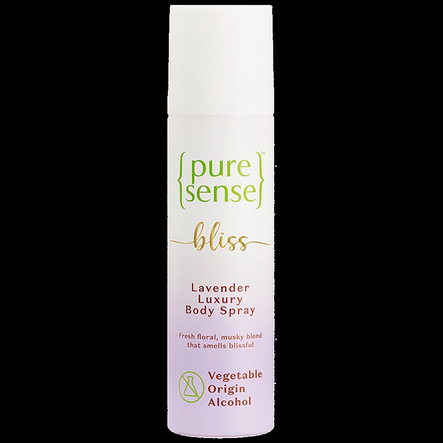 PureSense Bliss Lavender Luxury Body Spray - No Gas Deodorant For Women