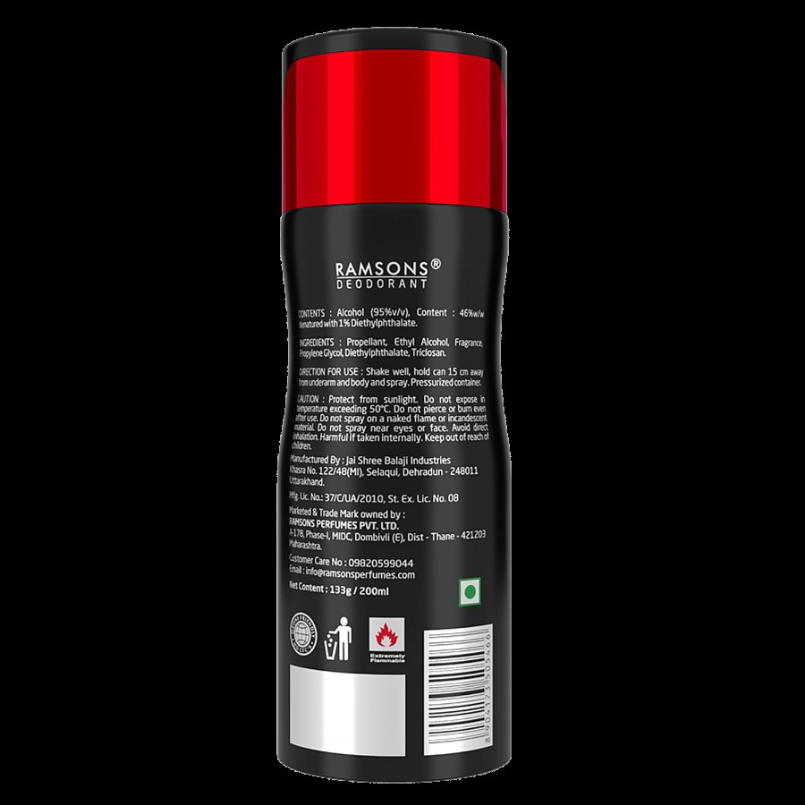 Ramsons Sexy Heart Deodorant Spary - For A Long Lasting Impression