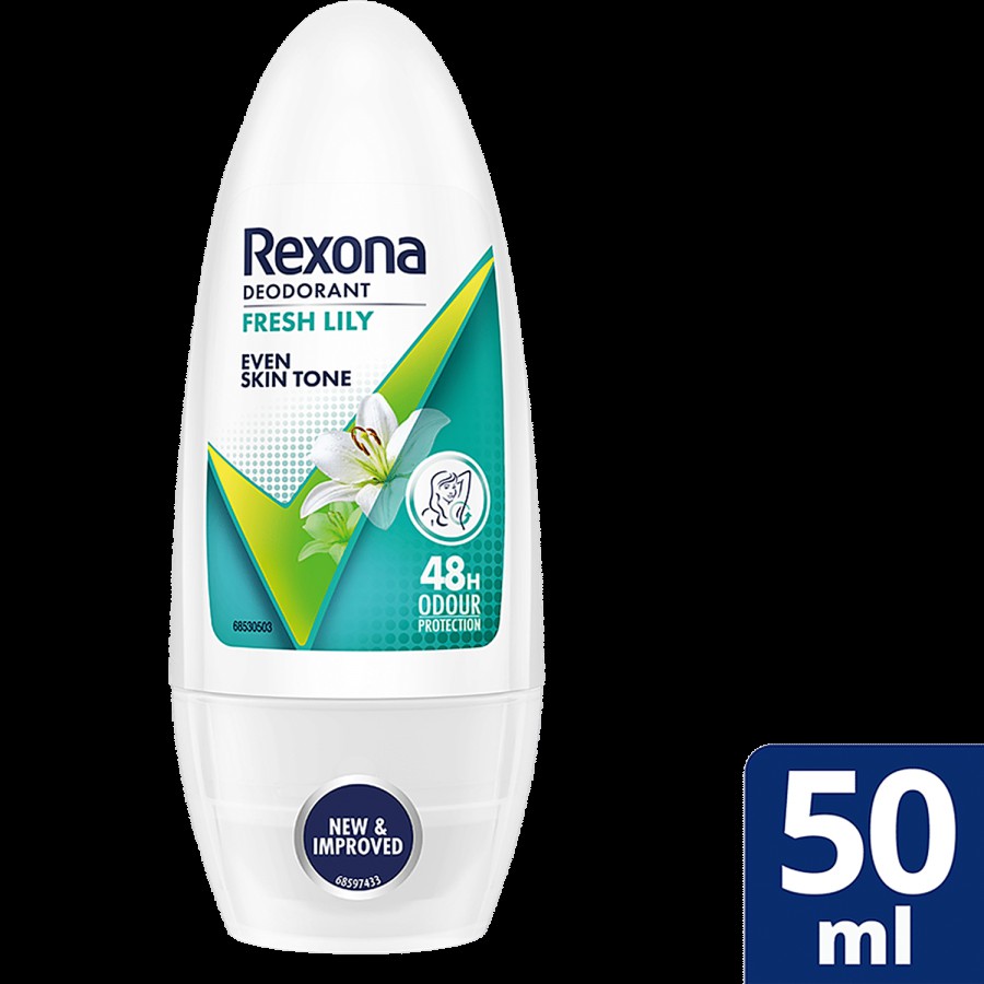 Rexona-Rollon Fresh Lily Whitening Underarm Roll On Deodorant For Women