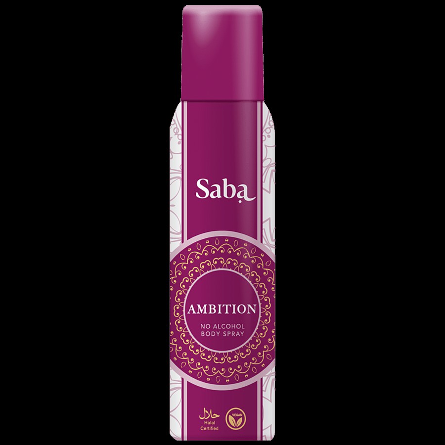 Saba Ambition Deodorant -  No Alcohol Body Spray