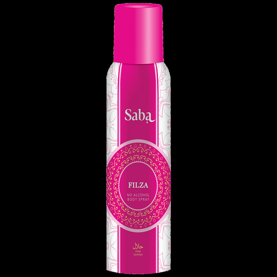 Saba Filza Deodorant - No Alcohol Body Spray