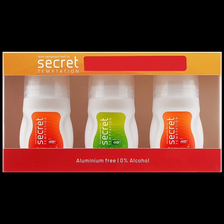 Secret Temptation Deodorant Roll - Active Lifestyle & Brightening