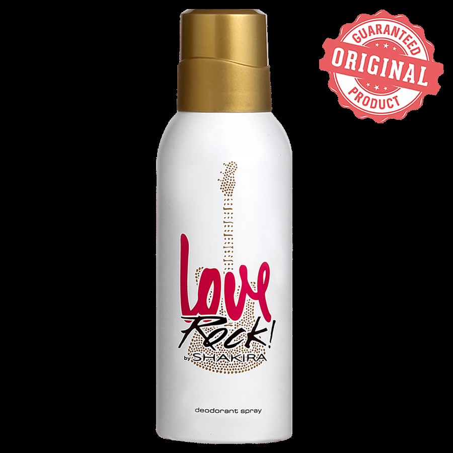 Shakira Love Rock Deodorant Body Spray for Women