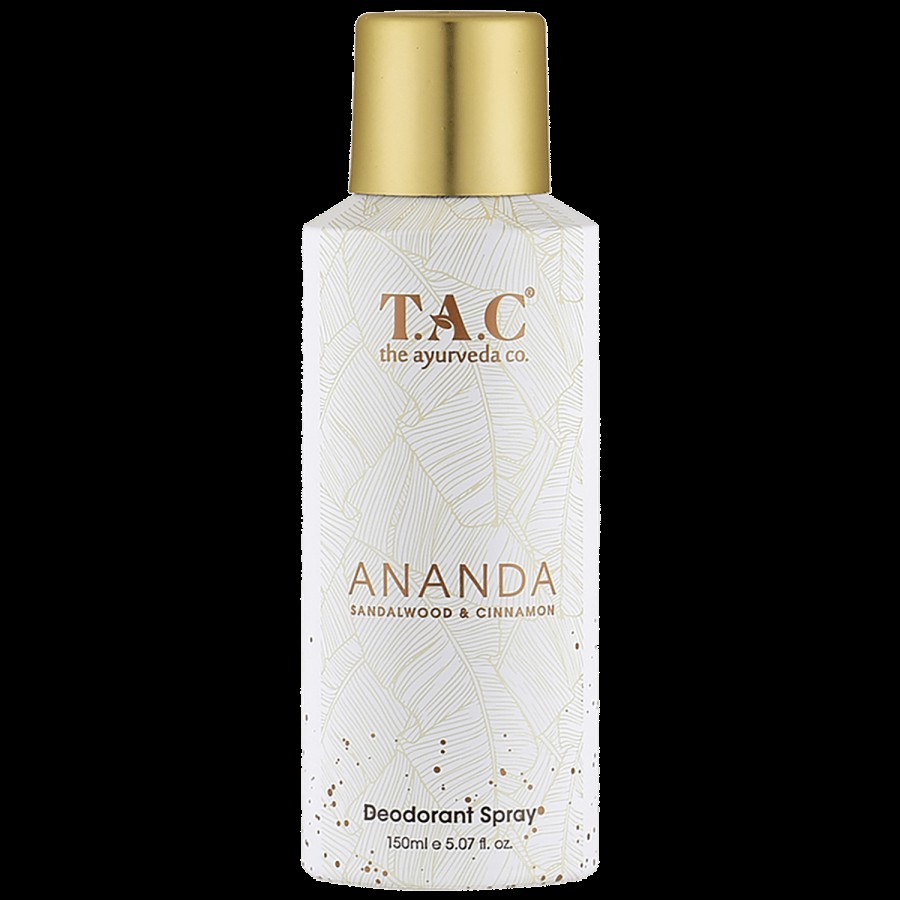 TAC - The Ayurveda Co. Ananda Sandalwood & Cinnamon Deodorant Spray