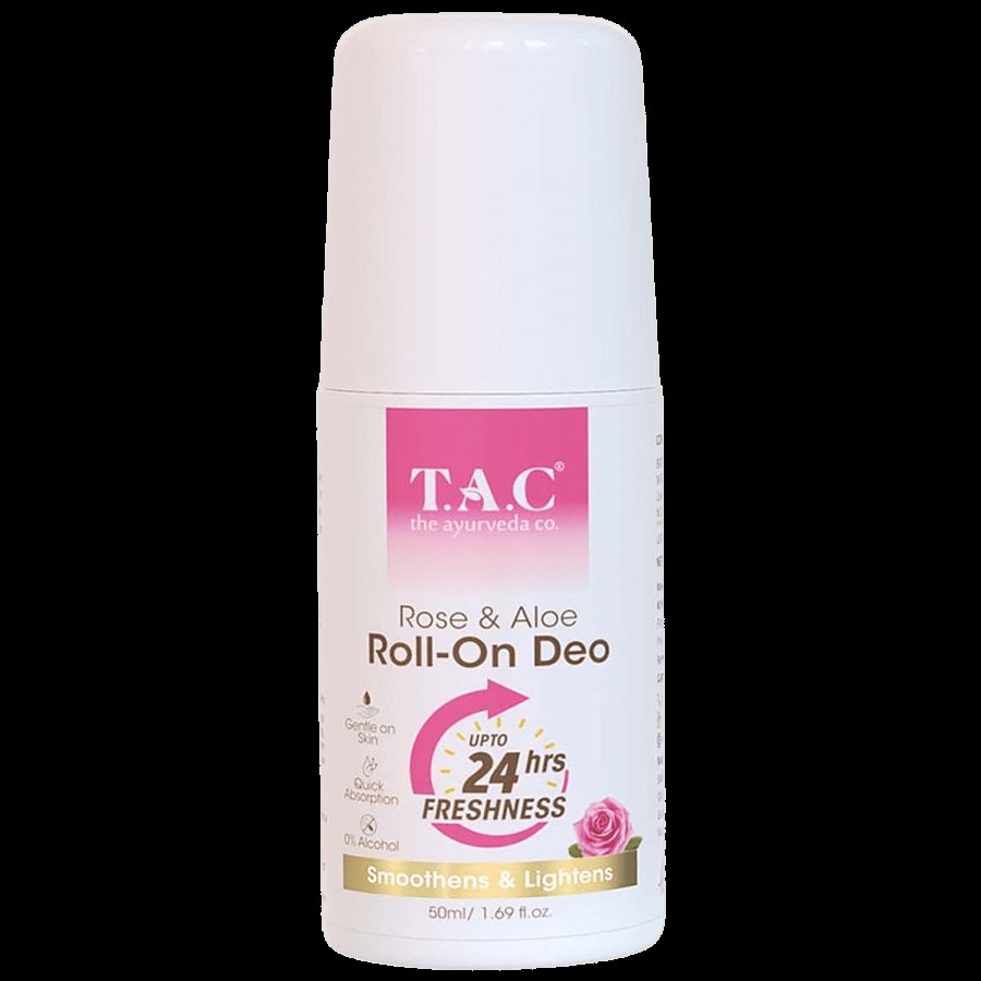 TAC - The Ayurveda Co. Rose & Aloe Roll-On Deo