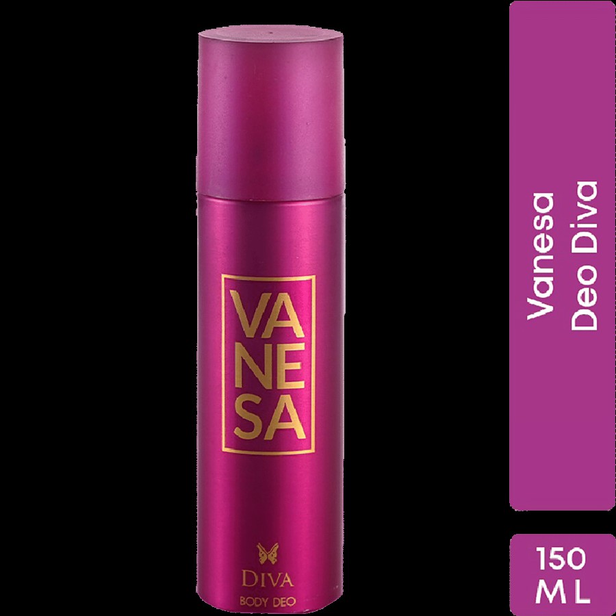 Vanesa Diva Deodorant Body Spray - Refreshing Fragrance