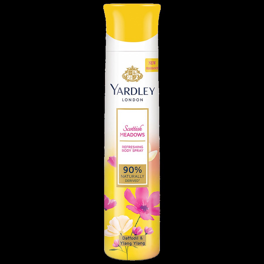 Yardley London Scottish Meadows Refreshing Body Spray For Daily Use