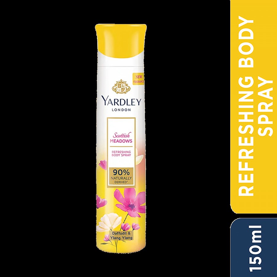 Yardley London Scottish Meadows Refreshing Body Spray For Daily Use