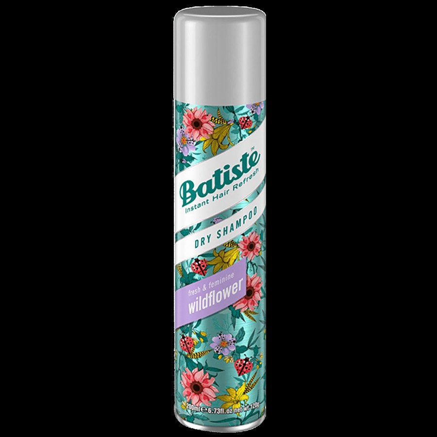 Batiste Dry Shampoo - Fresh & Feminine Wildflower