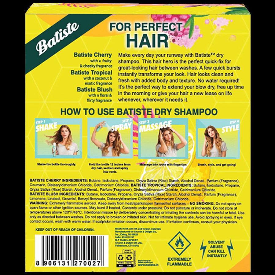 Batiste Dry Shampoo Value Kit - Floral & Flirty Blush