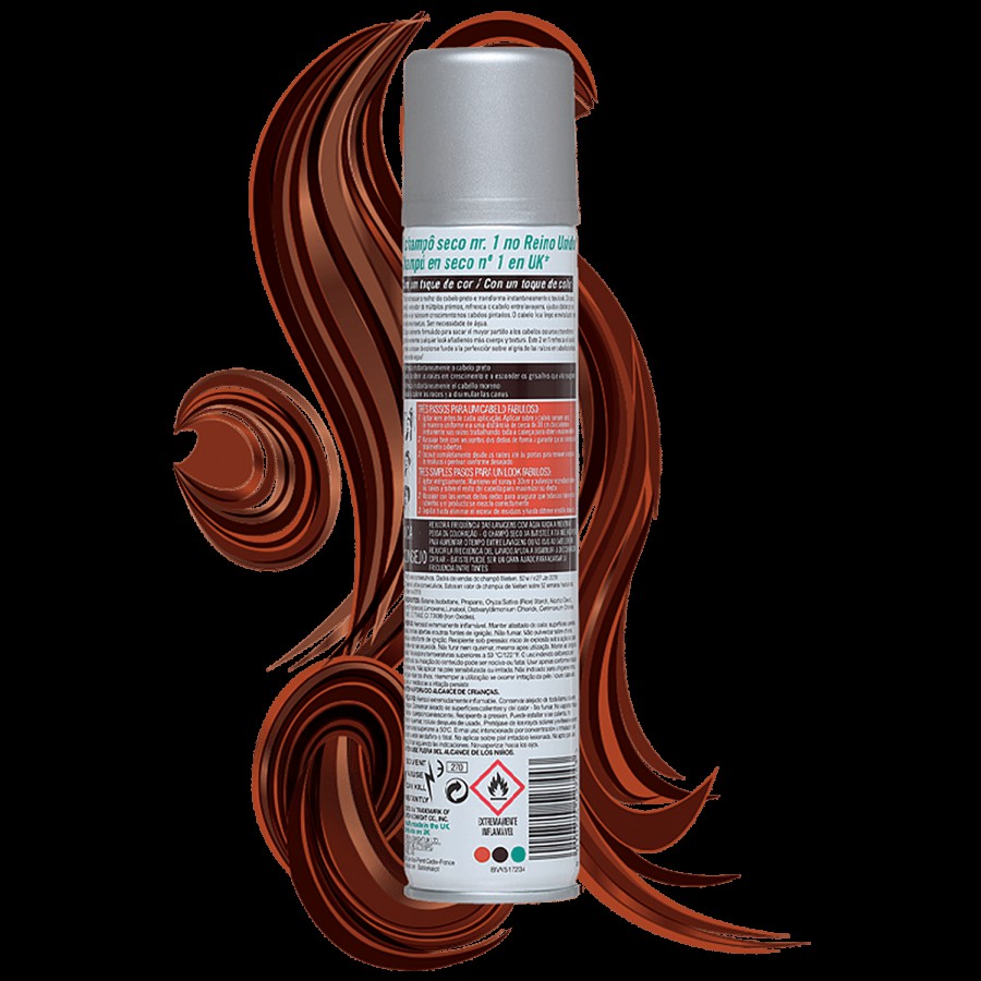 Batiste Instant Hair Refresh Dry Shampoo Plus - With A Hint Of Colour Divine Dark