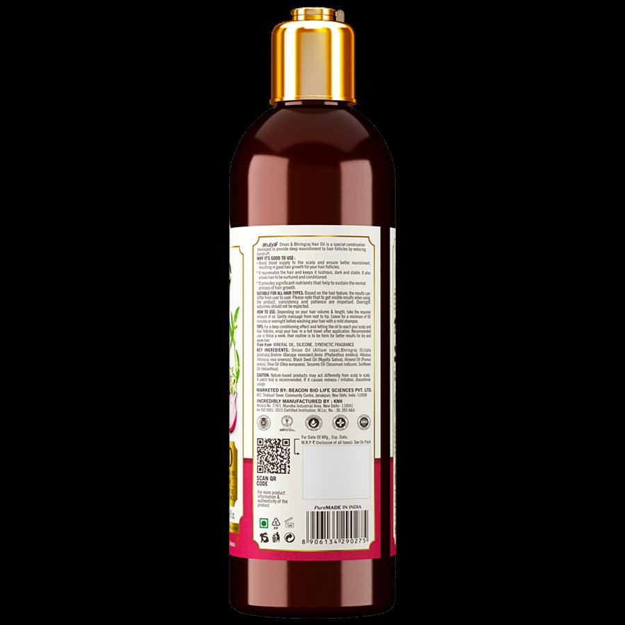 Atulya Onion Bhringraj Hair Oil - With Sesame