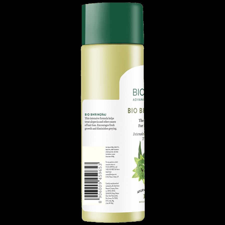 BIOTIQUE Hair Oil-Bio Bhringraj 120ml + Margosa Anti-Dandruff Shampoo & Conditioner 190ml