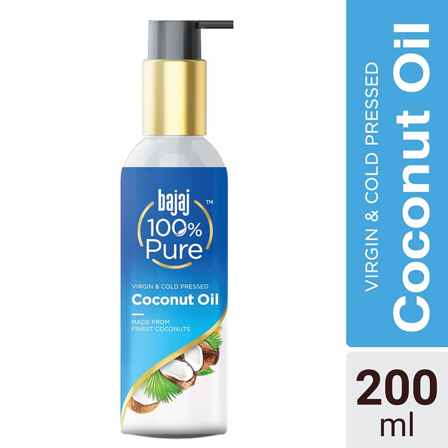 Bajaj 100% Pure Coconut Oil - Virgin & Cold Pressed