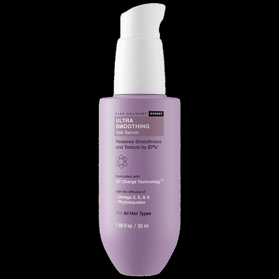 Bare Anatomy Expert Ultra Smoothing Hair Serum - For Smoothing Dry & Frizzy Texture