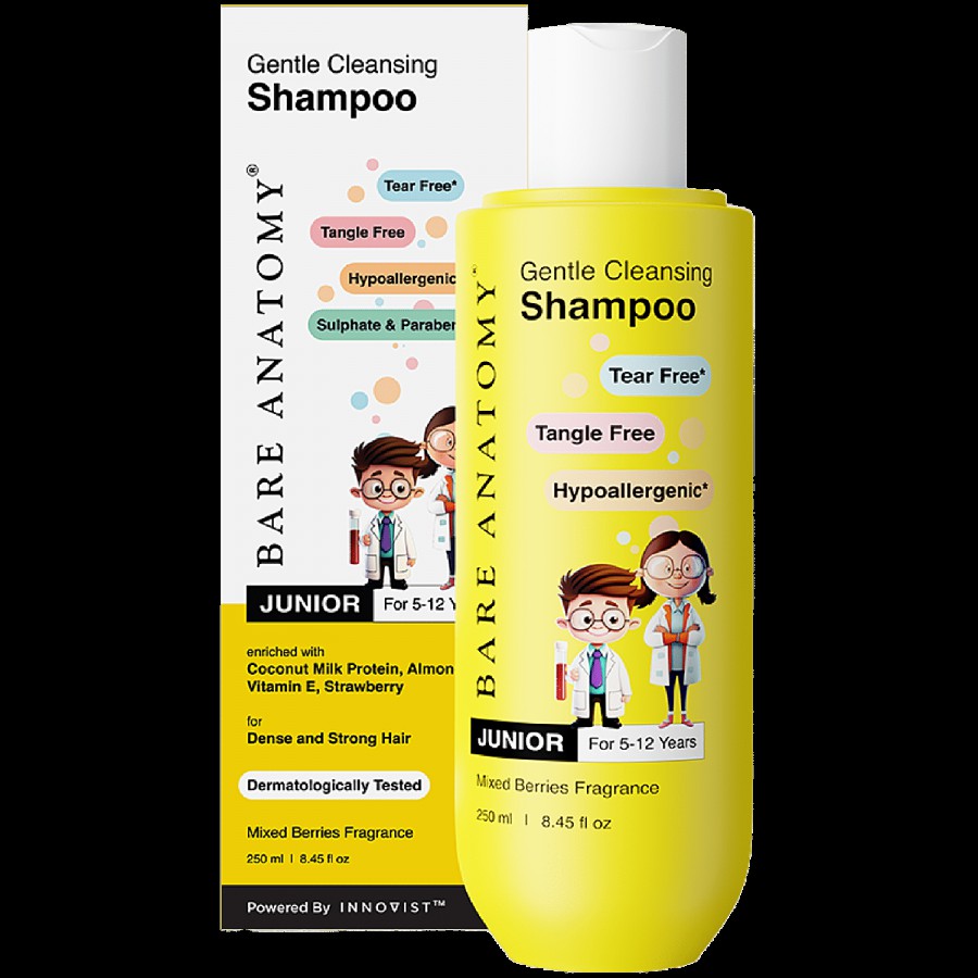 Bare Anatomy Gentle Cleansing Shampoo For Kids - Tear Free