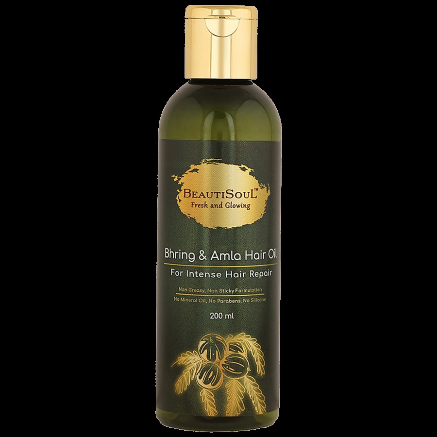 Beautisoul Bhring & Amla Hair Oil - Non-Sticky