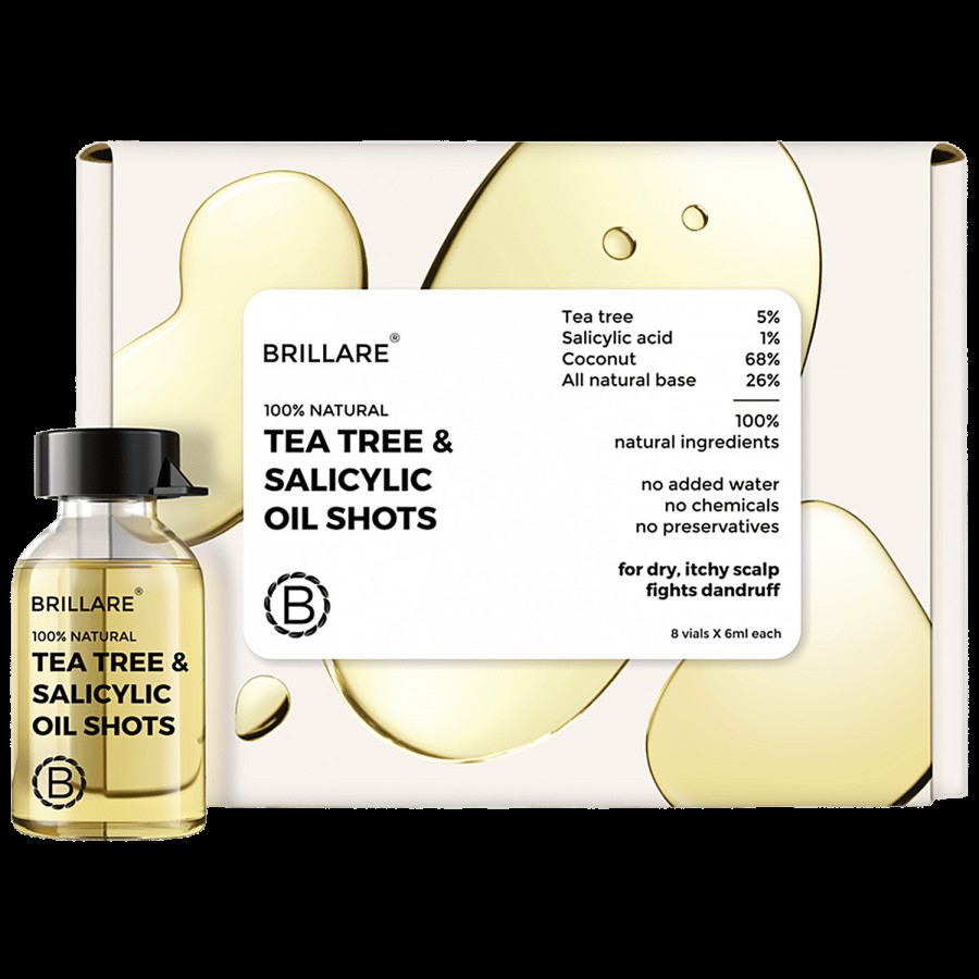 Brillare Tea Tree & Salicylic Oil Shots For Dry