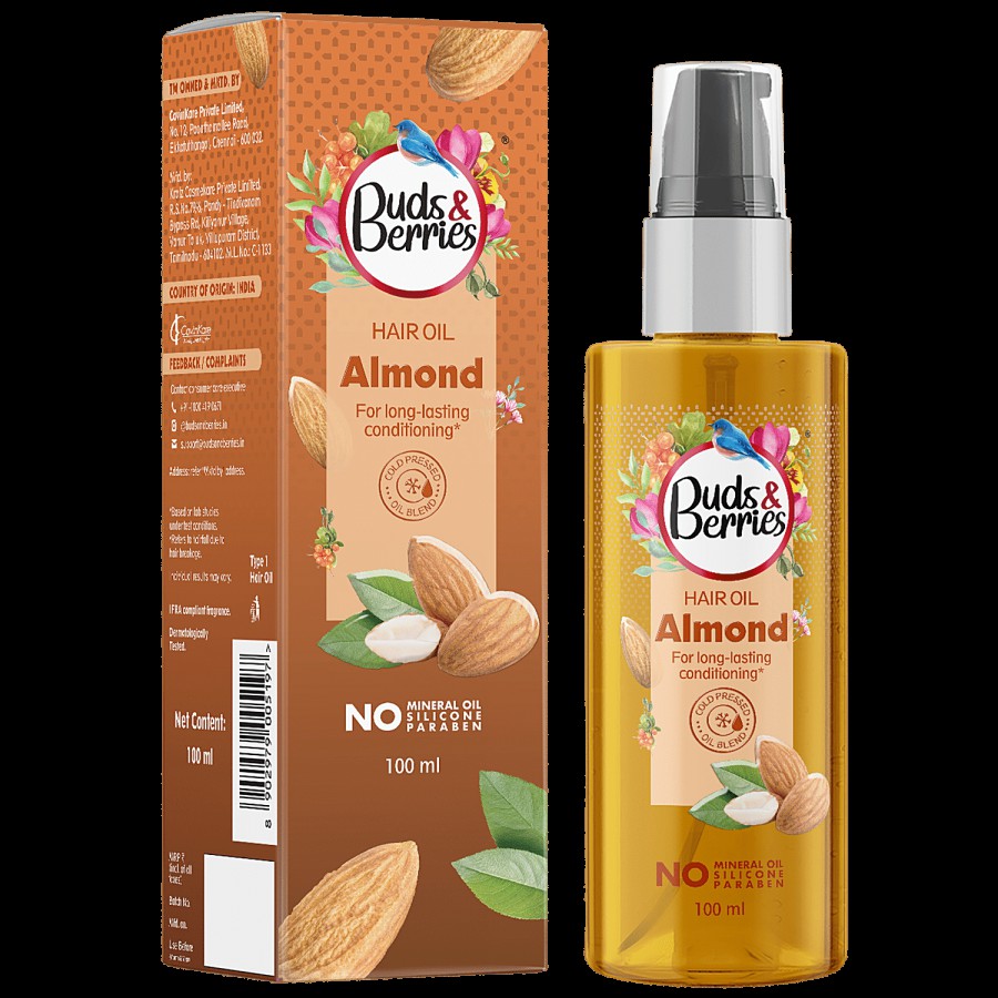 Buds & Berries Almond Hair Oil