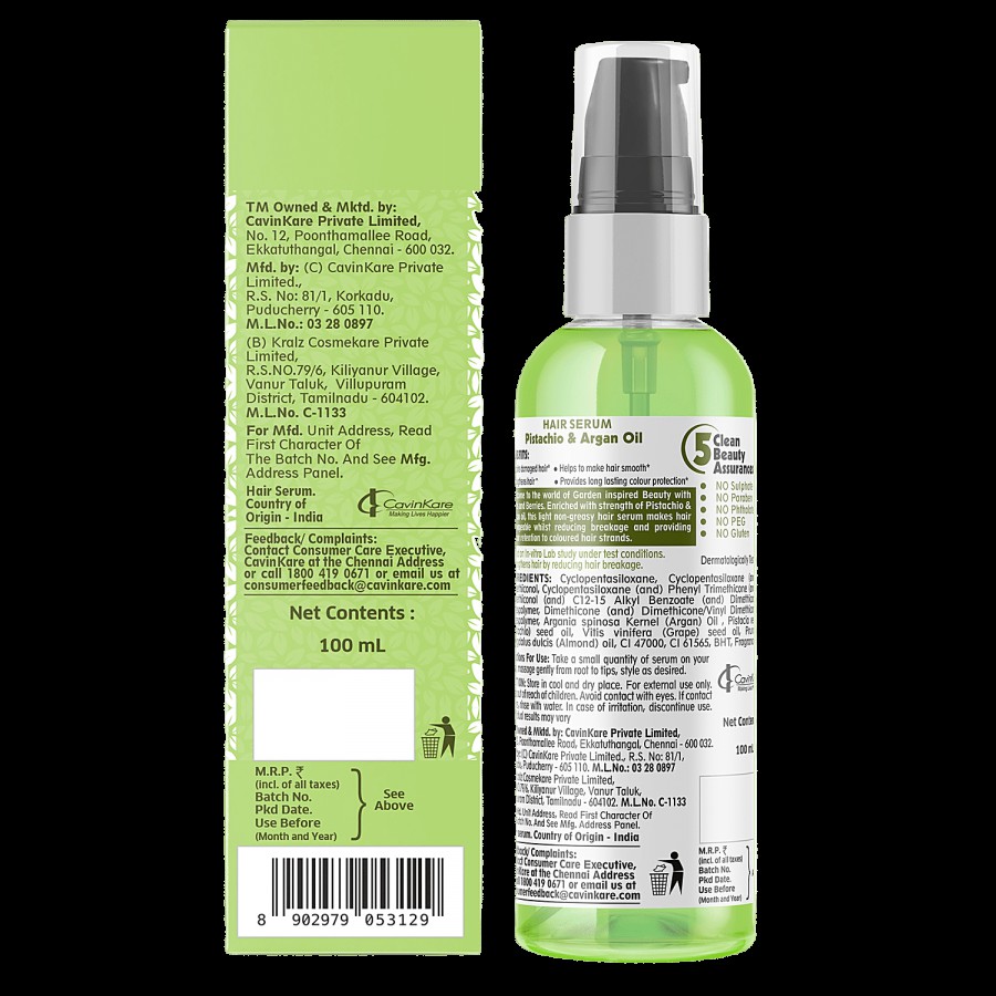 Buds & Berries Hair Serum - Pistachio & Argan Oil