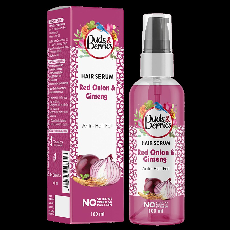 Buds & Berries Hair Serum - Red Onion & Ginseng