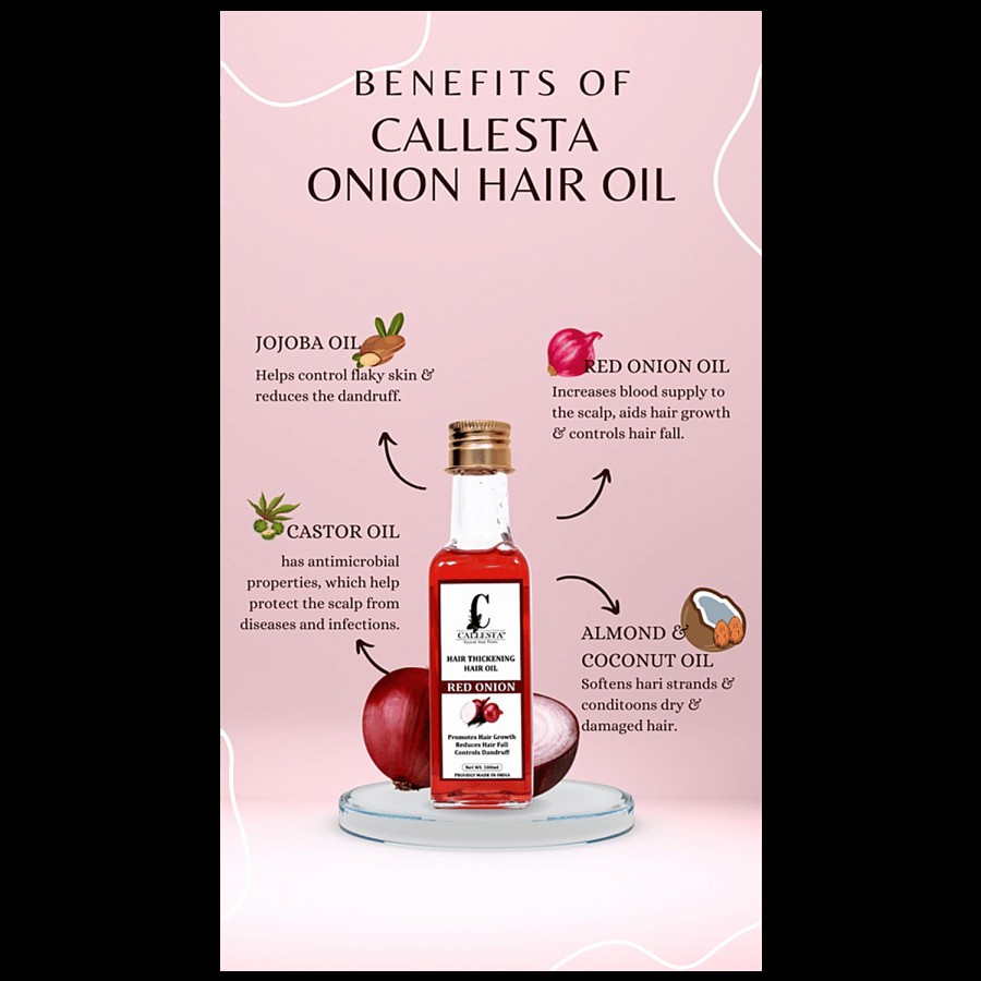 Callesta Hair Thickening Oil - Red Onion