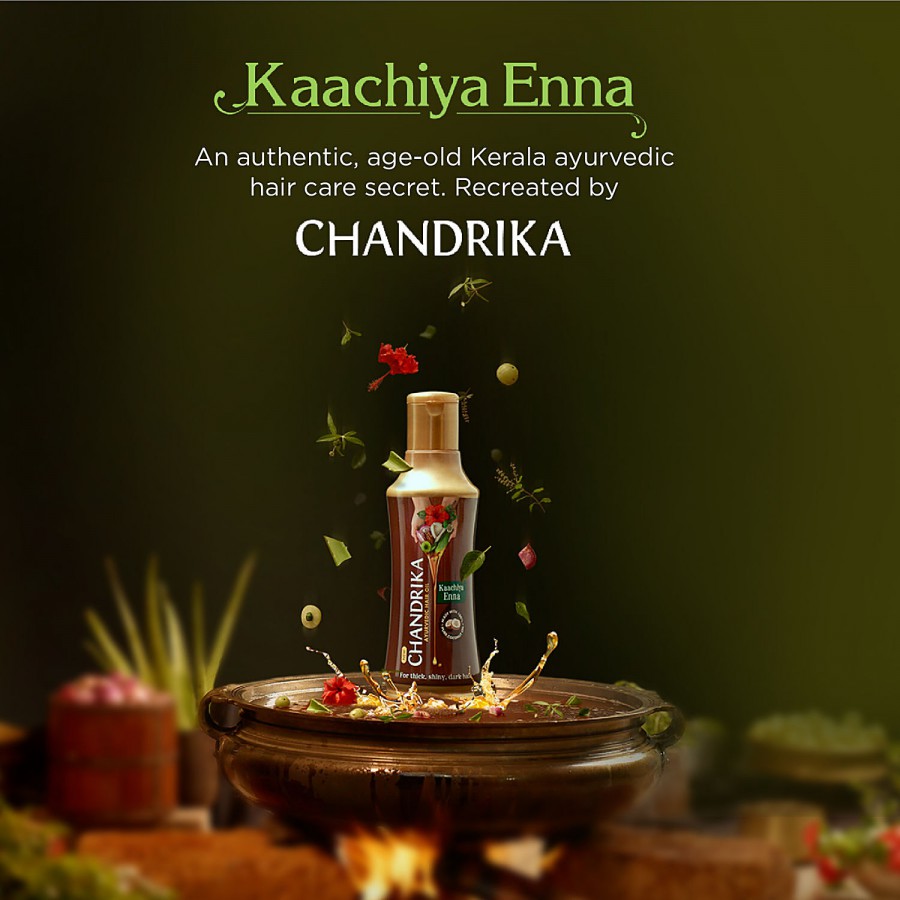 Chandrika Ayurvedic Hair Oil - Kaachiya Enna