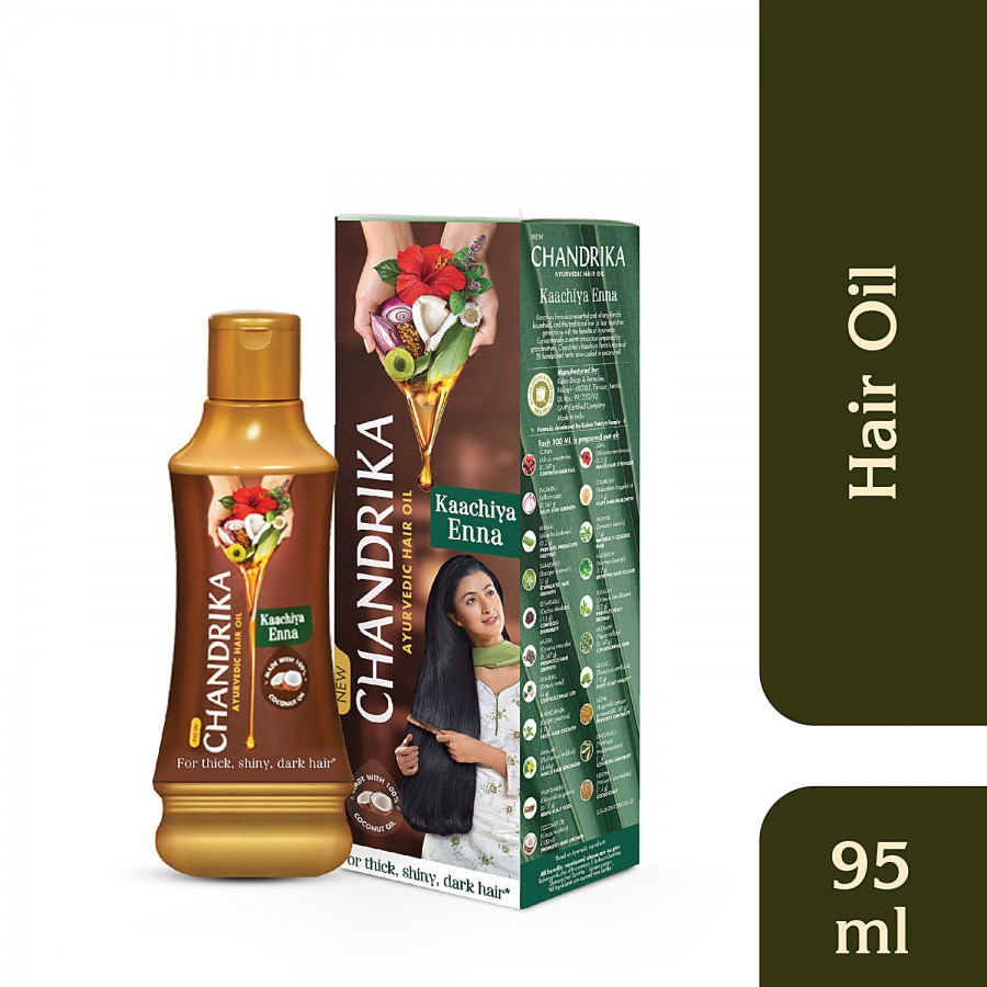 Chandrika Ayurvedic Hair Oil - Kaachiya Enna