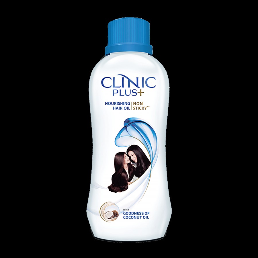 Clinic Plus Nourishing Non-sticky Hair Oil - Reduces Hair Breakage