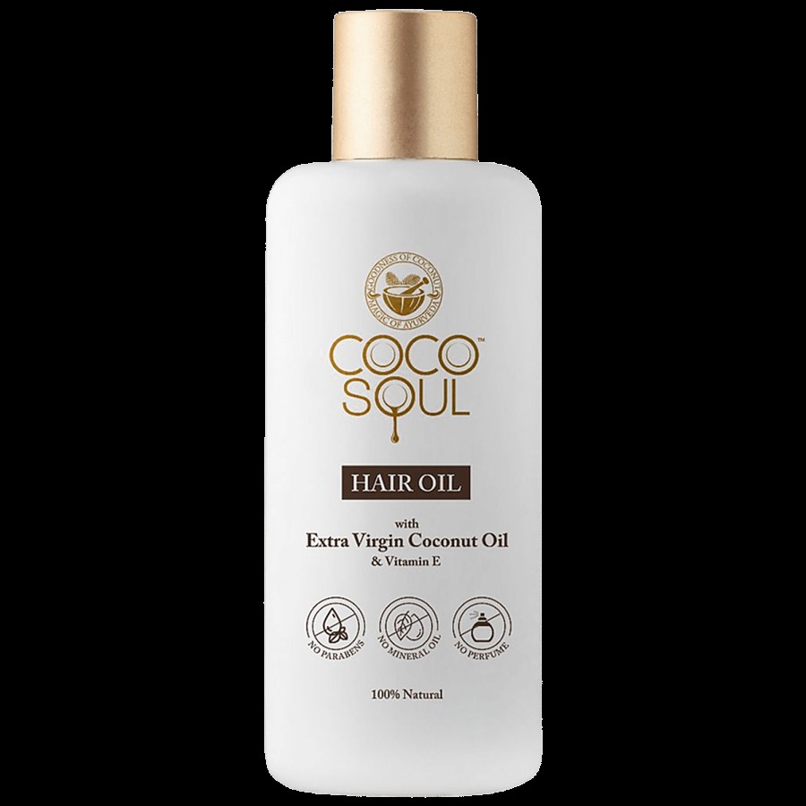 Coco Soul Hair Oil - Extra Virgin Coconut Oil & Vitamin E