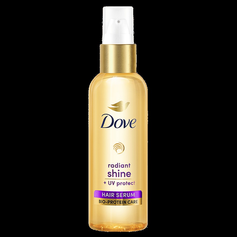 Dove Radiant Shine + UV Protect  Hair Serum For Dry & Frizzy Hair