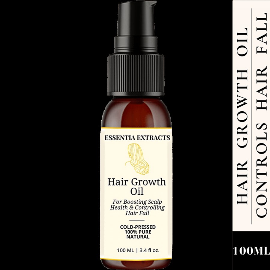 Essentia Extracts Hair Growth Oil - For Boosting Scalp Health & Controlling Hair Fall