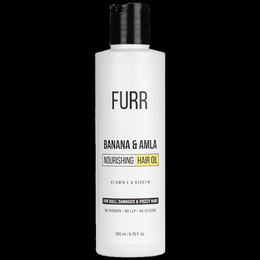 Furr By Pee Safe Banana & Amla Nourishing Hair Oil - Vitamin E