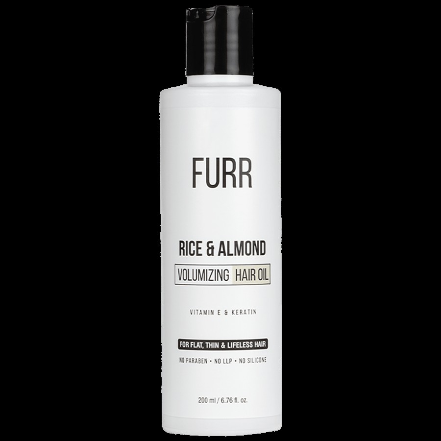 Furr By Pee Safe Rice & Almond Volumizing Hair Oil - Vitamin E