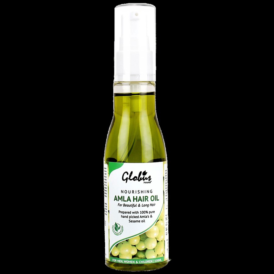 Globus Naturals Amla Hair Oil - Provides Nourishment