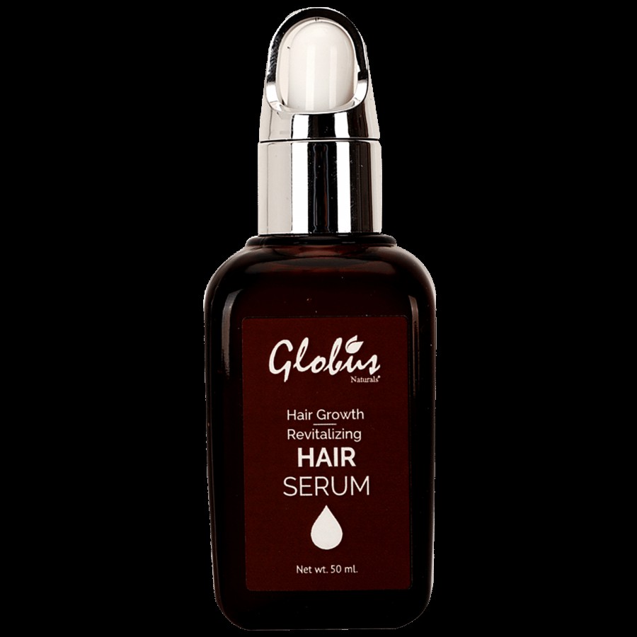 Globus Naturals Hair Growth & Revitalizing Hair Serum - Strengthens & Protects