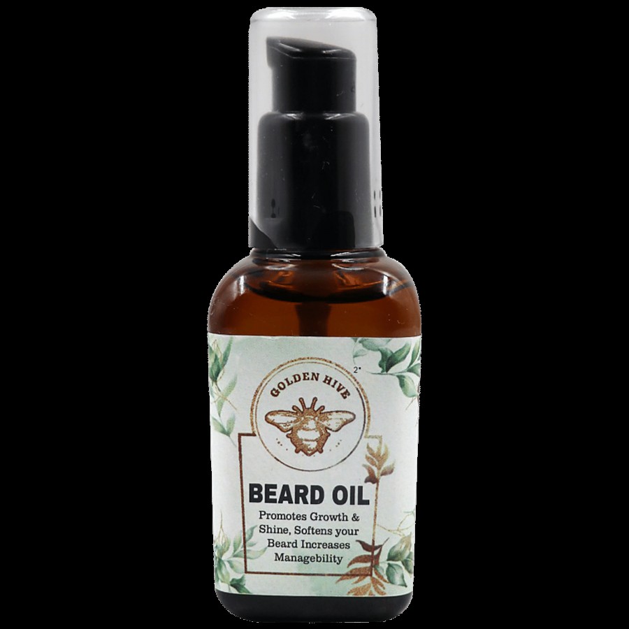 Golden Hive Beard Oil - Promotes Growth & Shine