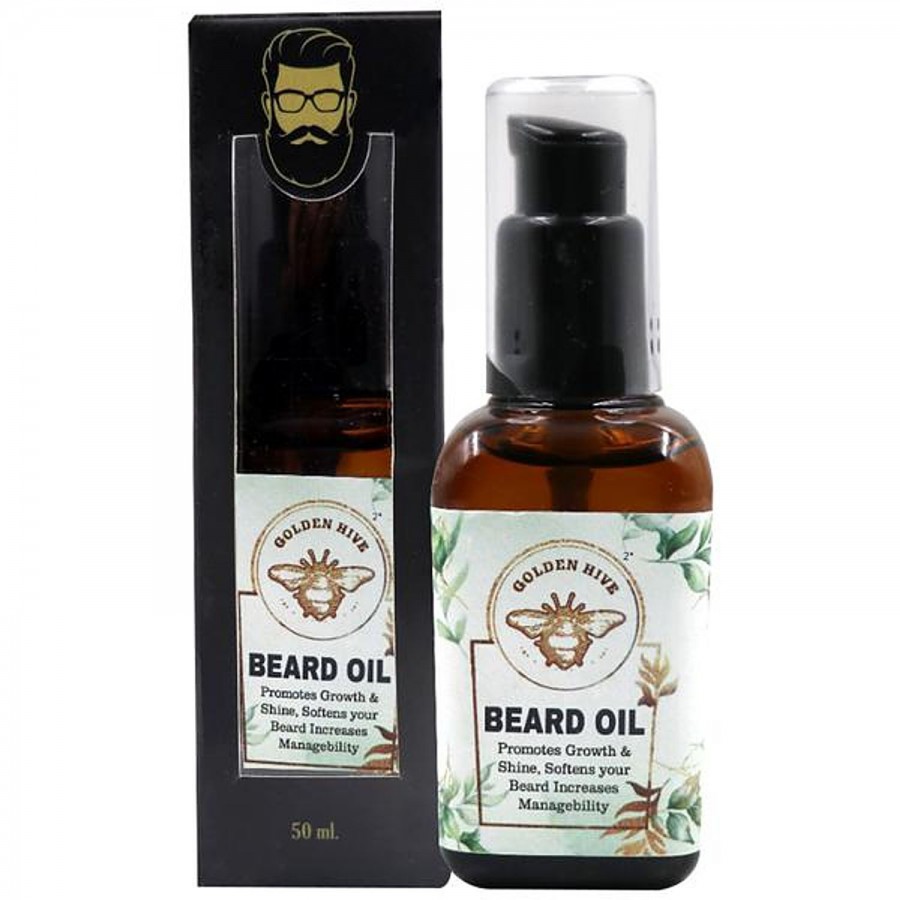 Golden Hive Beard Oil - Promotes Growth & Shine