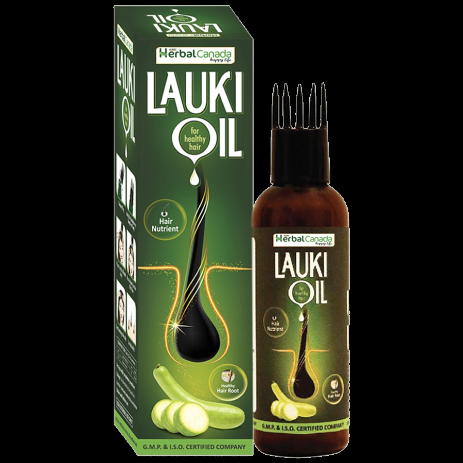 Herbal Canada Lauki Oil - Good For Healthy Hair