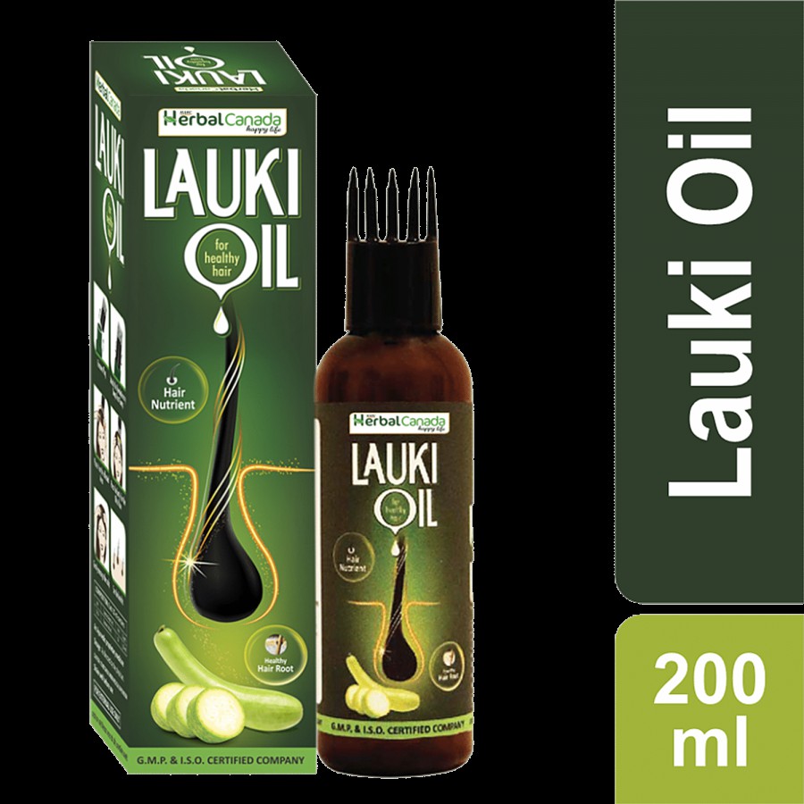 Herbal Canada Lauki Oil - Good For Healthy Hair