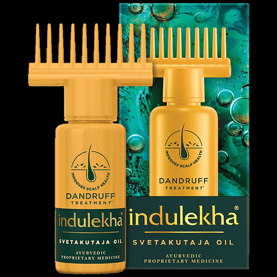 Indulekha Svetakutaja Oil - Ayurvedic Medicinal Oil For Dandruff Treatment