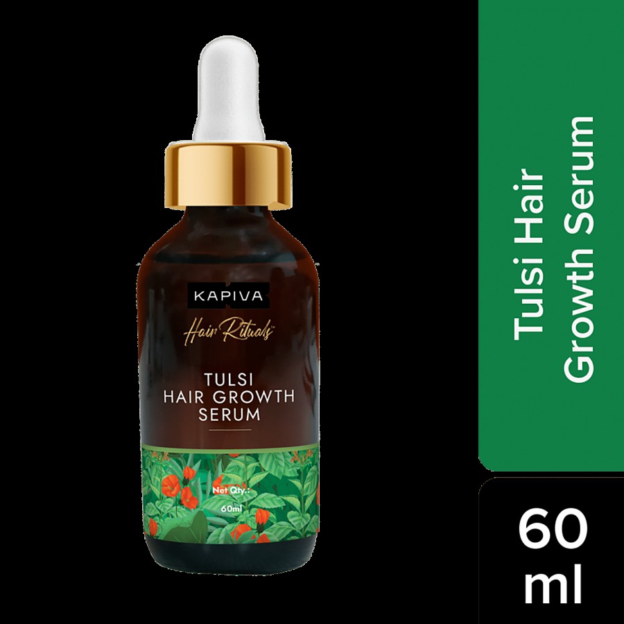 Kapiva Tulsi Hair Growth Serum - Promotes Hair Growth