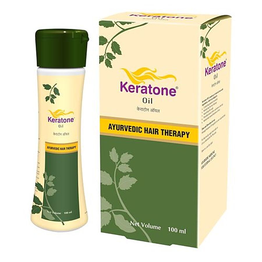 Keratone Ayurvedic Hair Therapy Oil - Controlling Dandruff & Revitalizing The Hair