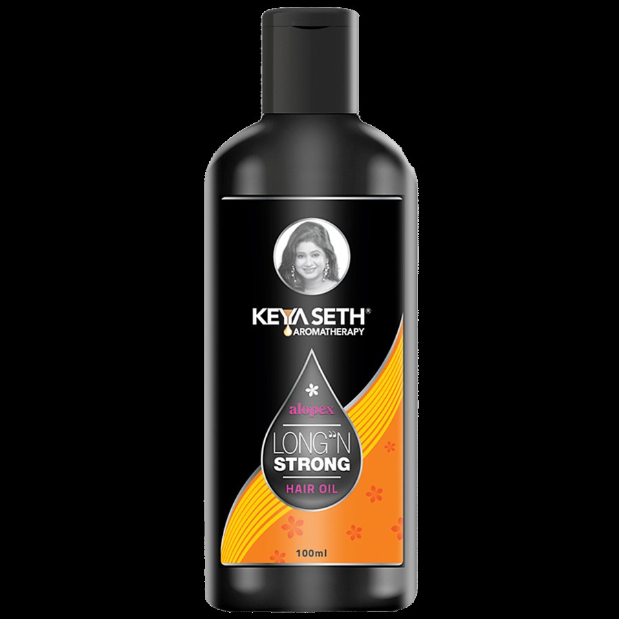 Keya Seth Aromatherapy Alopex Long & Strong Hair Oil - Reduces Hairfall